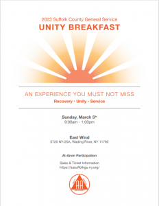 2023 Unity Breakfast @ East Wind Long Island | Wading River | New York | United States